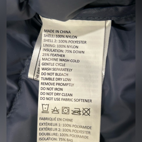 Prana Men's Tanner Down Fill Puffer Jacket XL Deadstock Steel Gray Terra Cotta - Picture 12 of 15